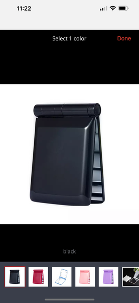 Large Lighted Compact Mirror