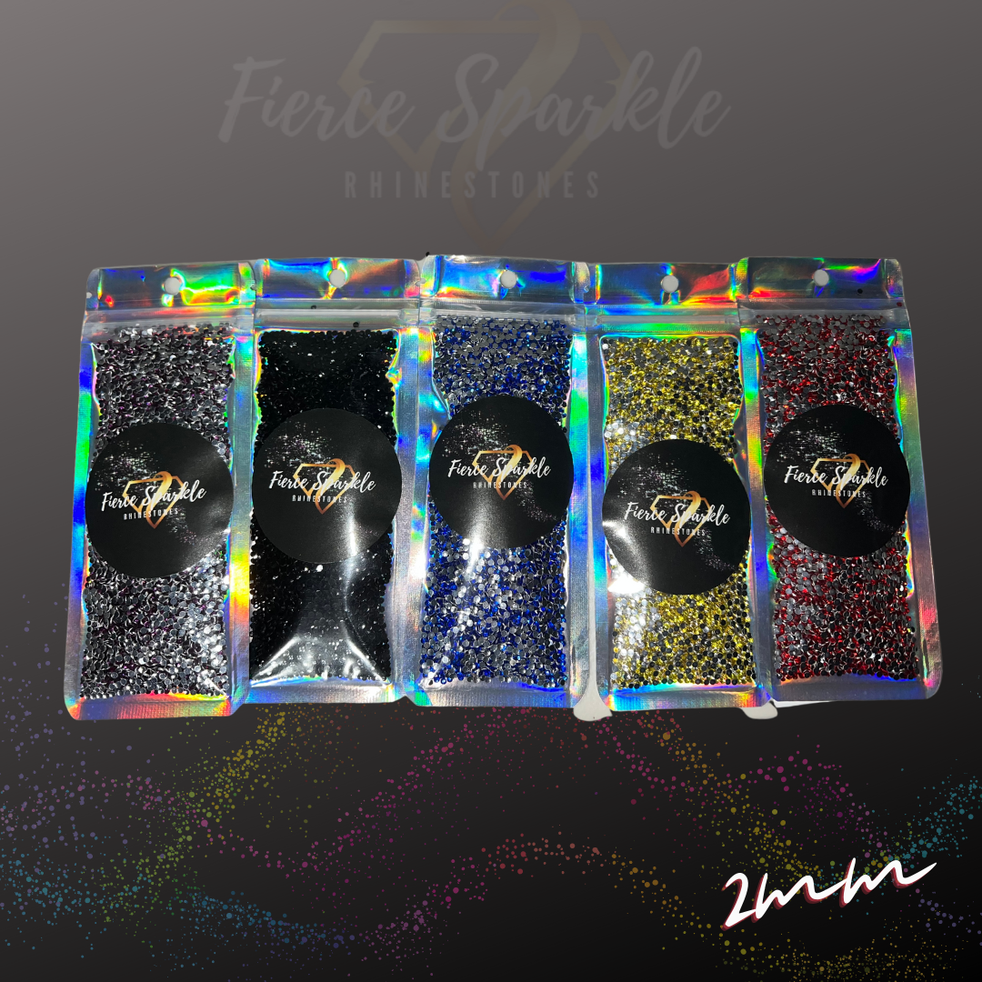 3mm Resin Rhinestones – Fierce Sparkle Rhinestones