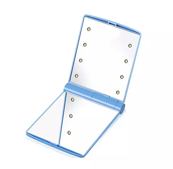 Large Lighted Compact Mirror