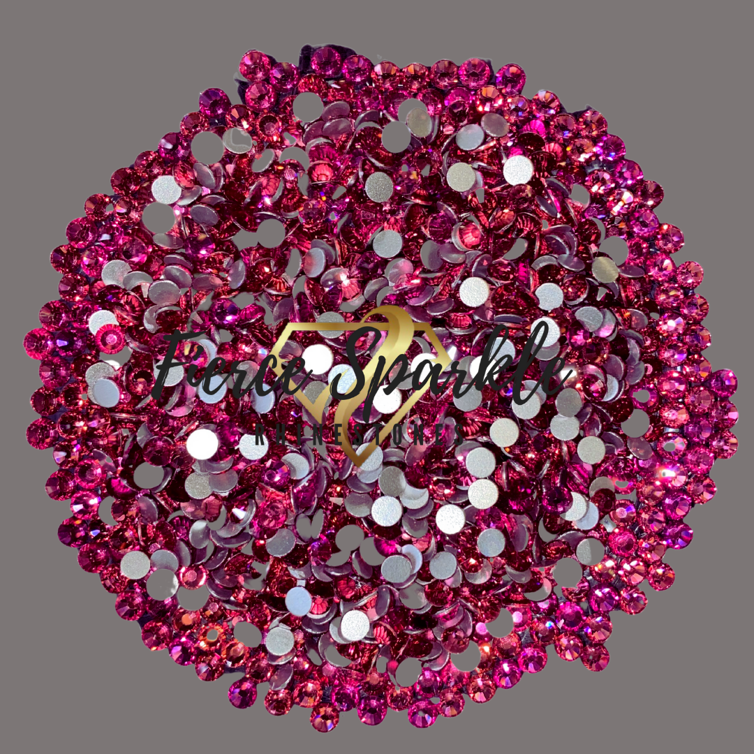 Fuchsia Crystal Rhinestones – Fierce Sparkle Rhinestones